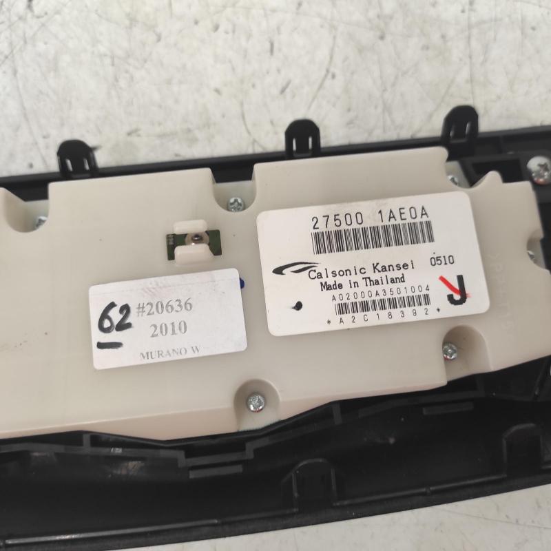 heater/aircon controls