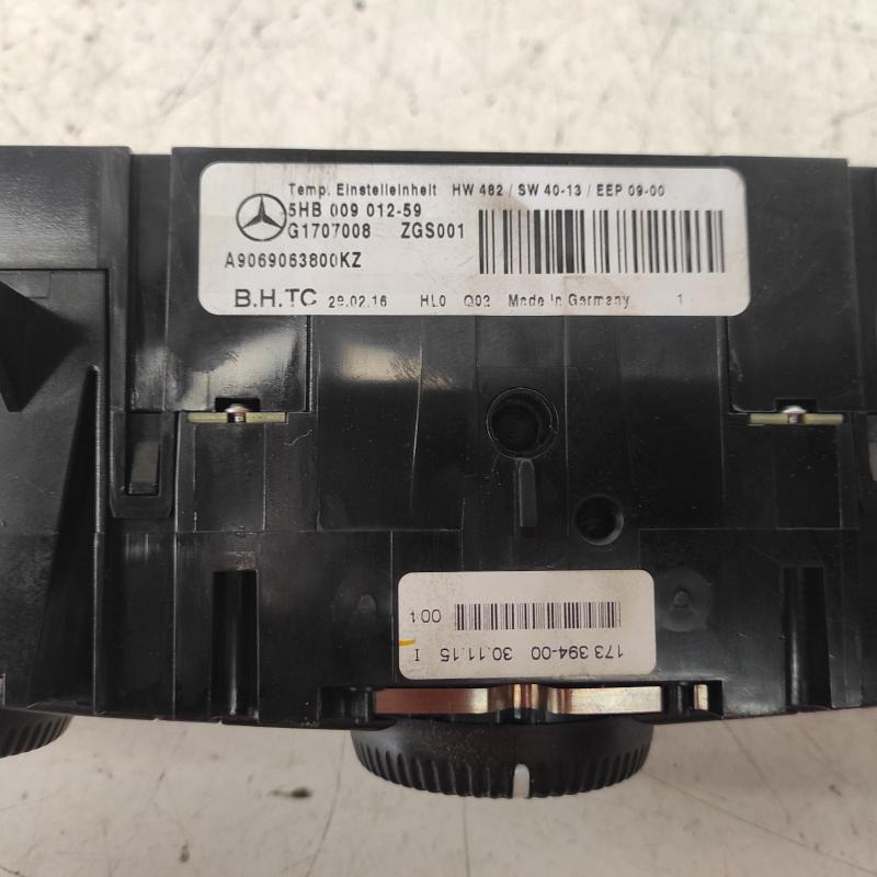 heater/aircon controls