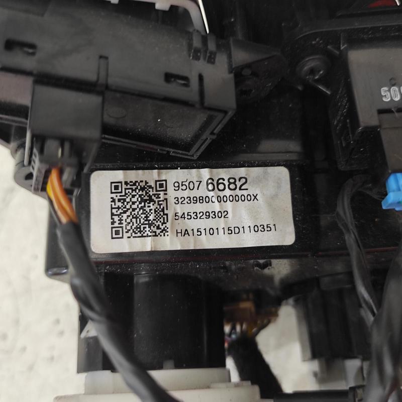 heater/aircon controls