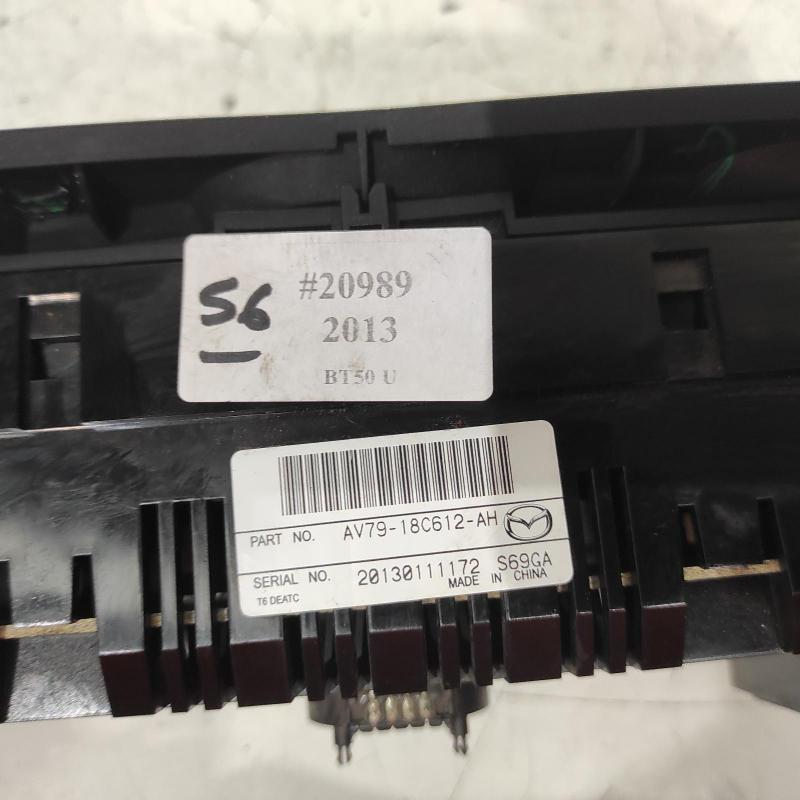 heater/aircon controls