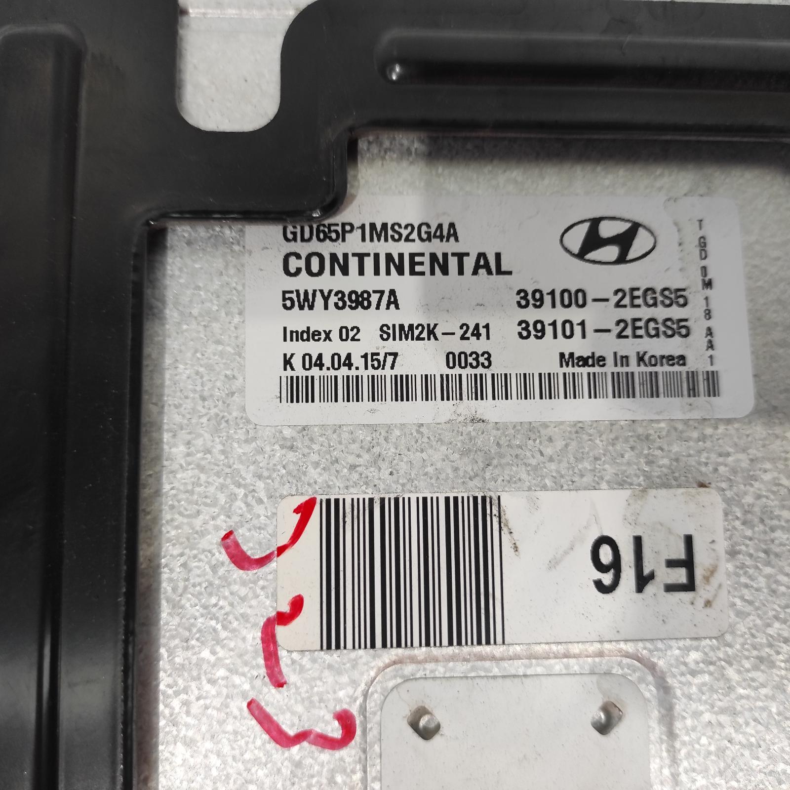 I30 Ecu 2012-2017 engine ecu,1.8,petrol,auto t/m,ecu only,gd,03/12-02/17 00021036 #623645