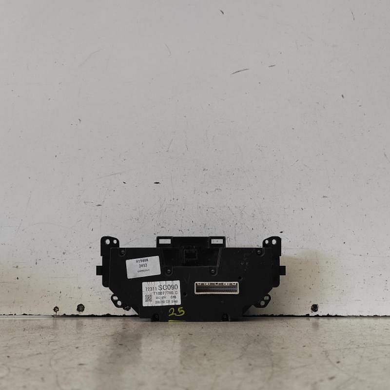 heater/aircon controls