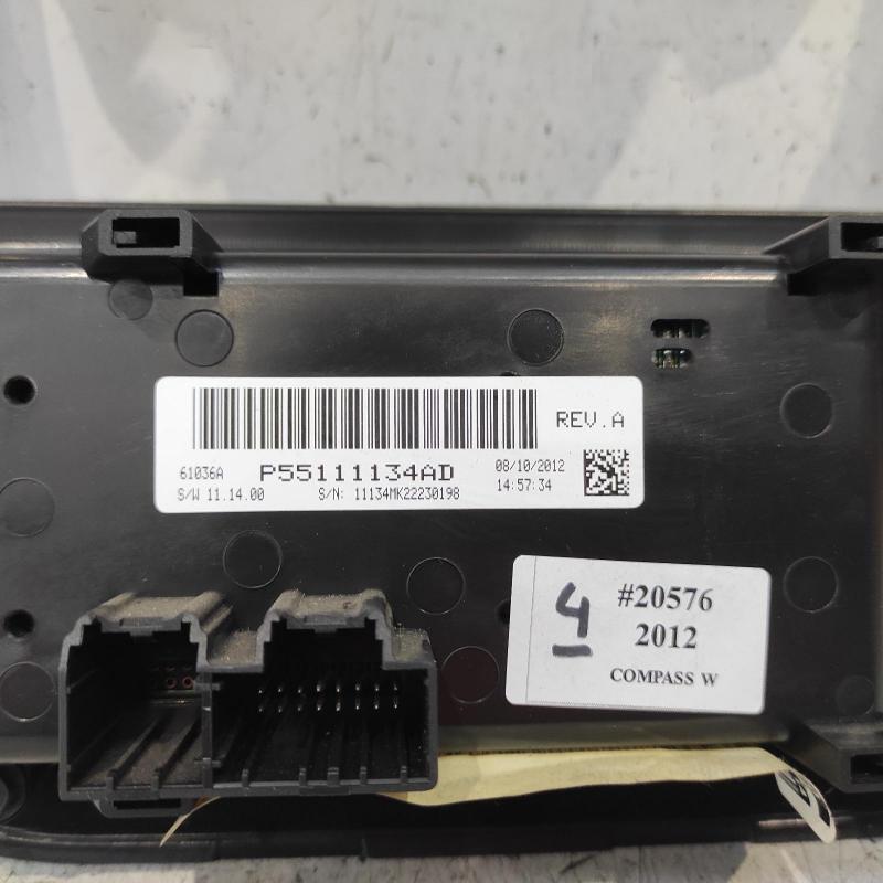 heater/aircon controls