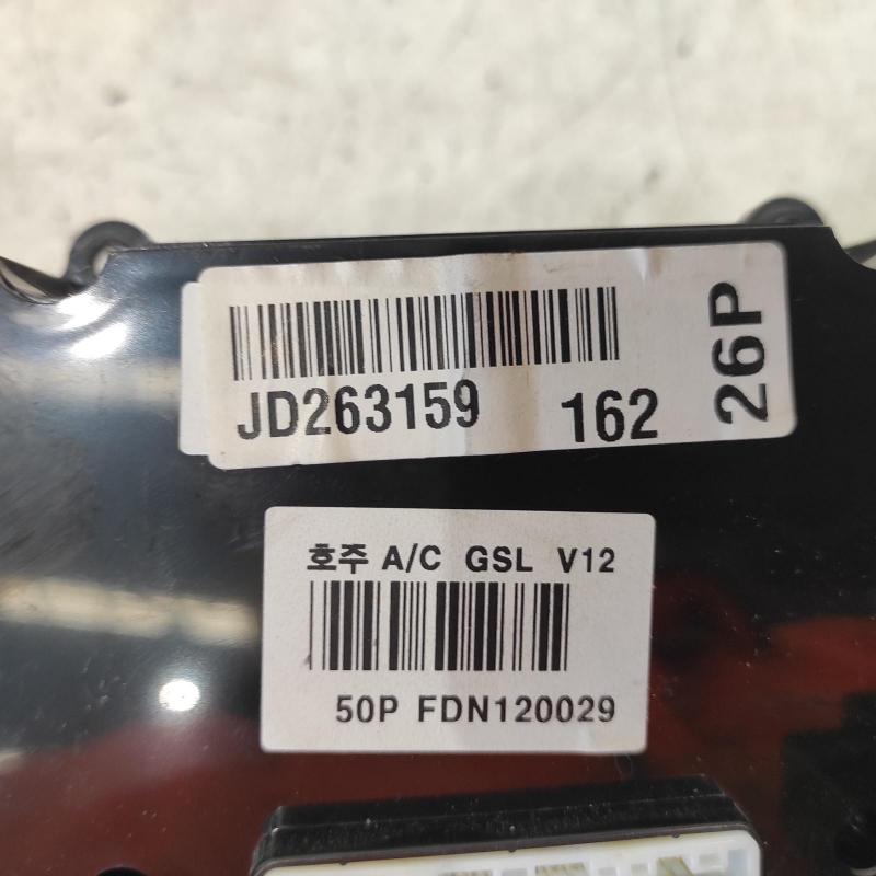 heater/aircon controls