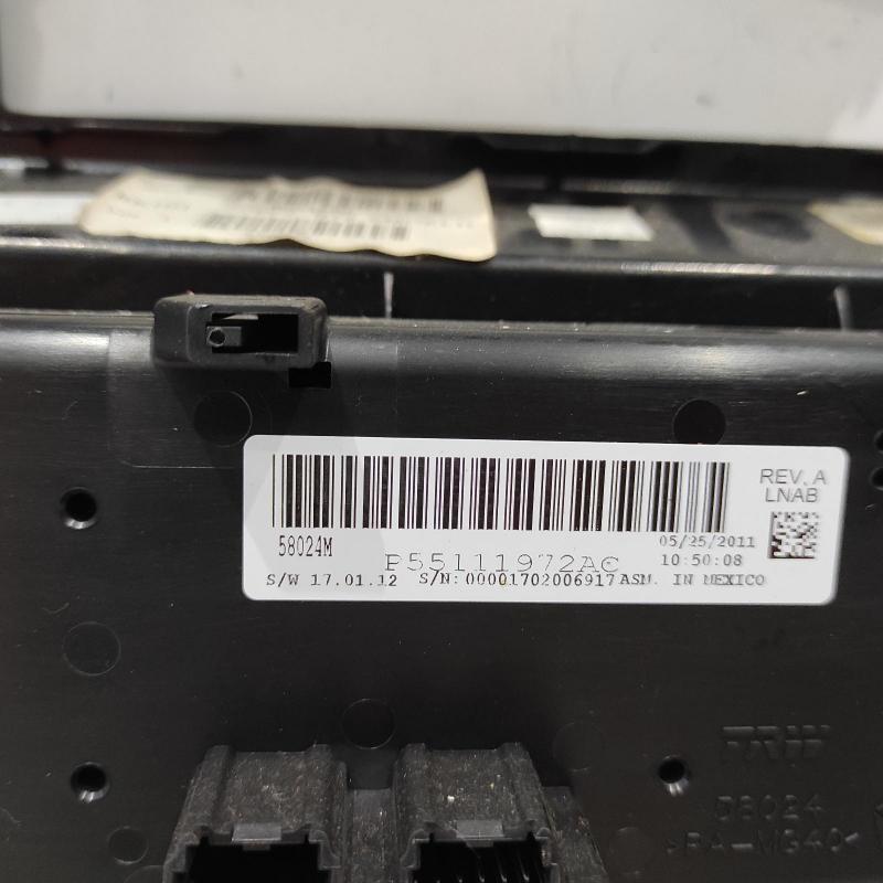 heater/aircon controls