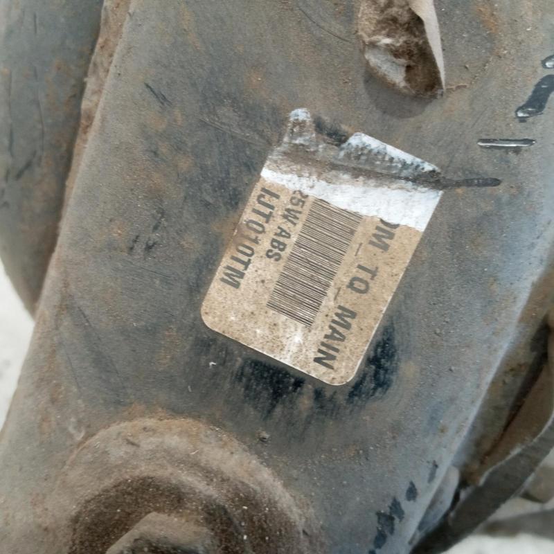 differential assembly rear