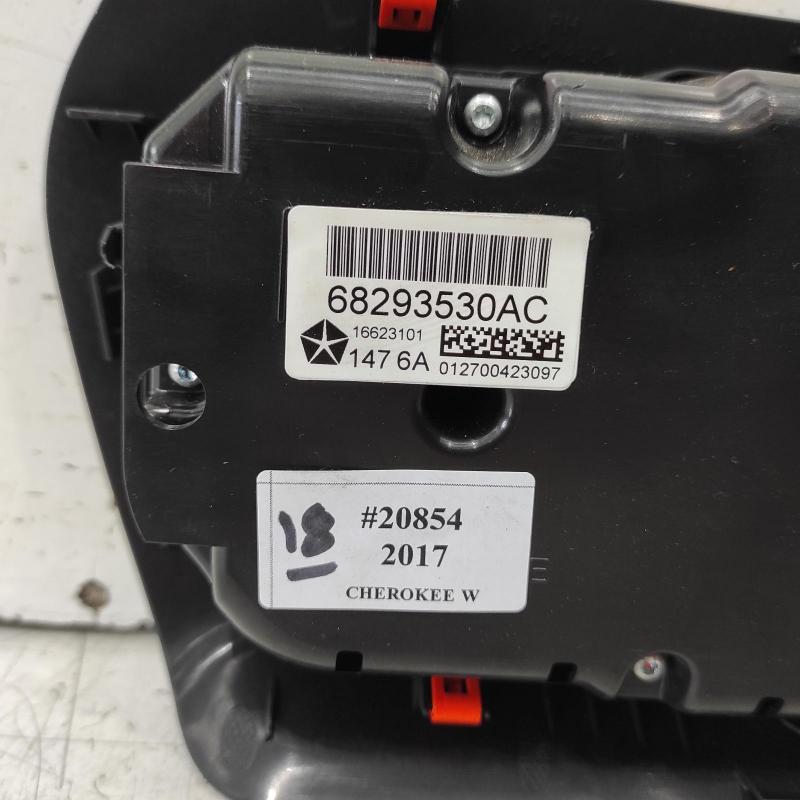 heater/aircon controls