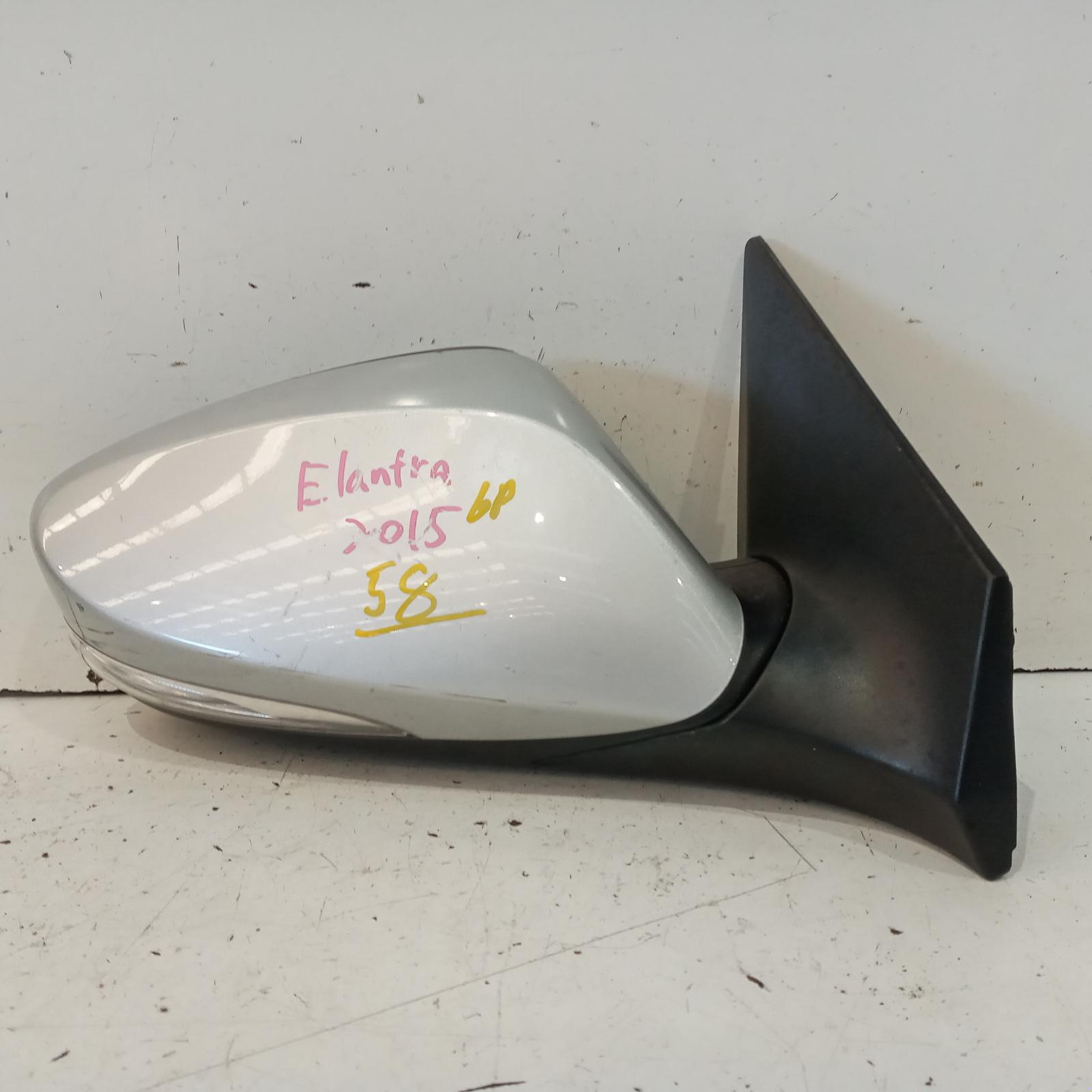 Elantra Door Mirror Right 2013-2015 md,active/trophy,non folding type,10/13-11/15 partwh #634507