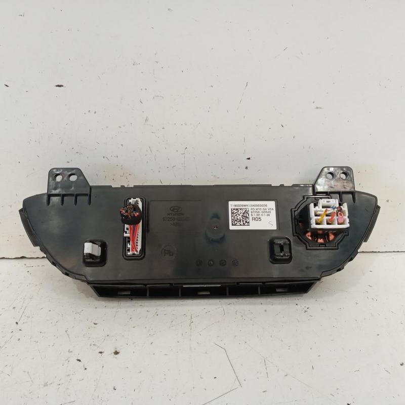 heater/aircon controls