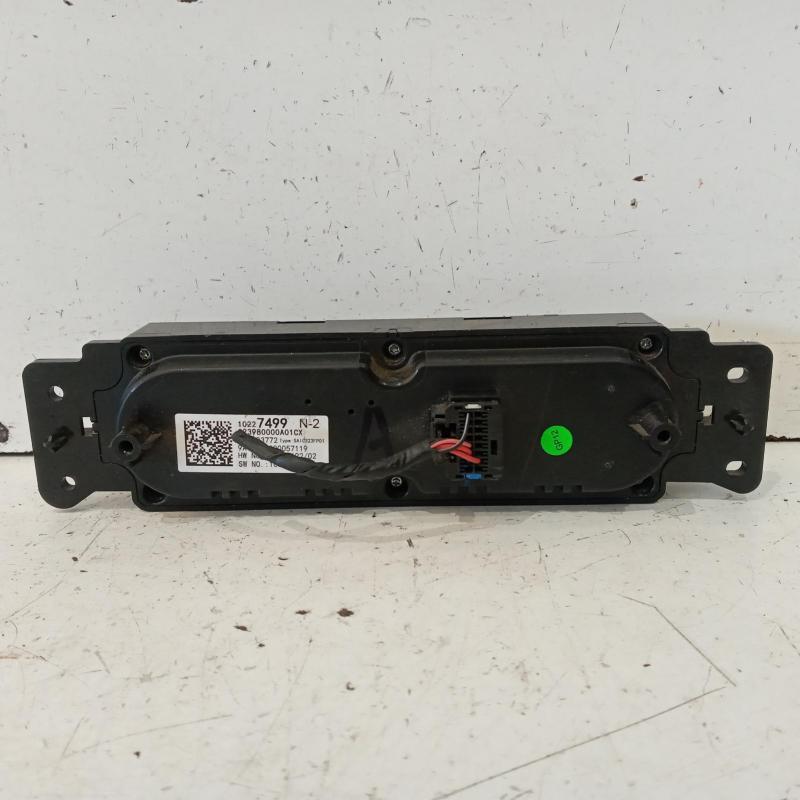 heater/aircon controls