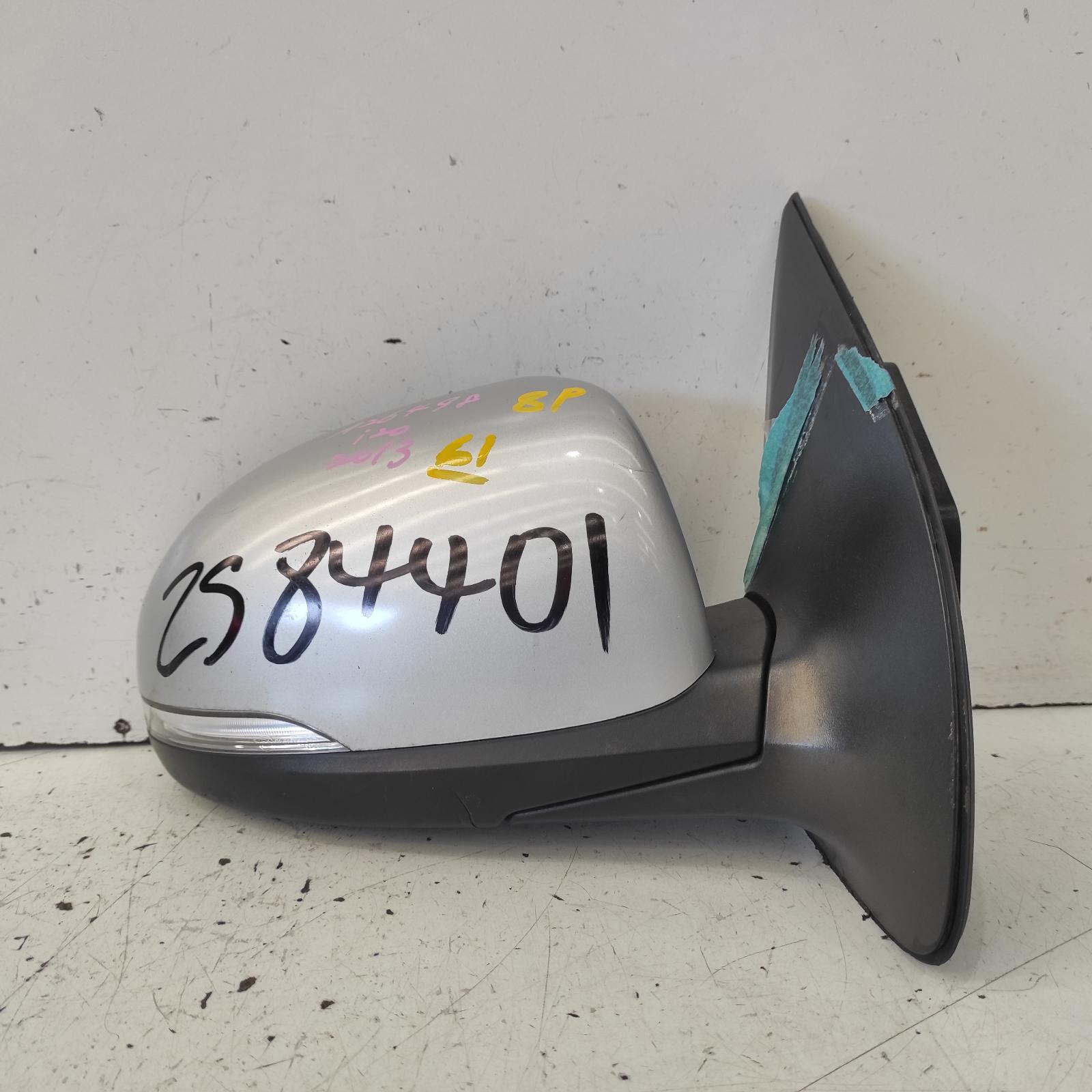 I20 Door Mirror Right 2012-2015 pb,power folding,w/ flasher type,03/12-12/15 partwh #635212