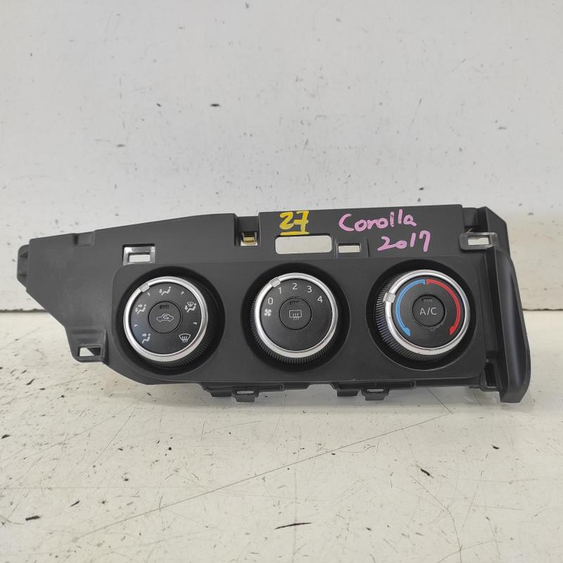 heater/aircon controls