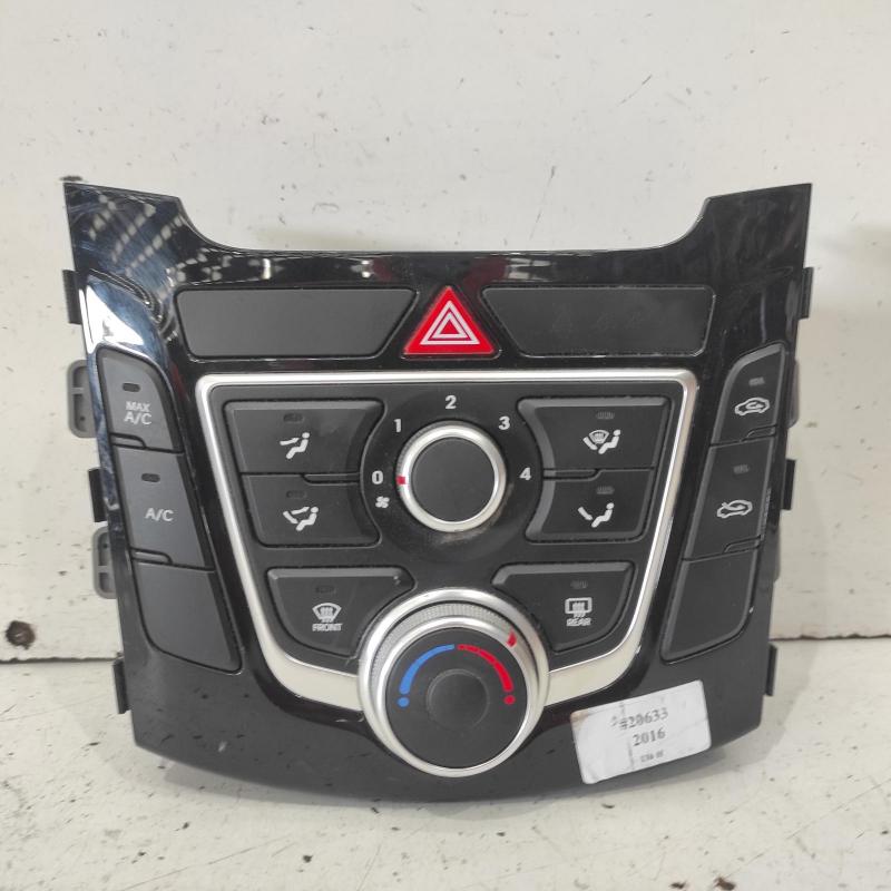 heater/aircon controls