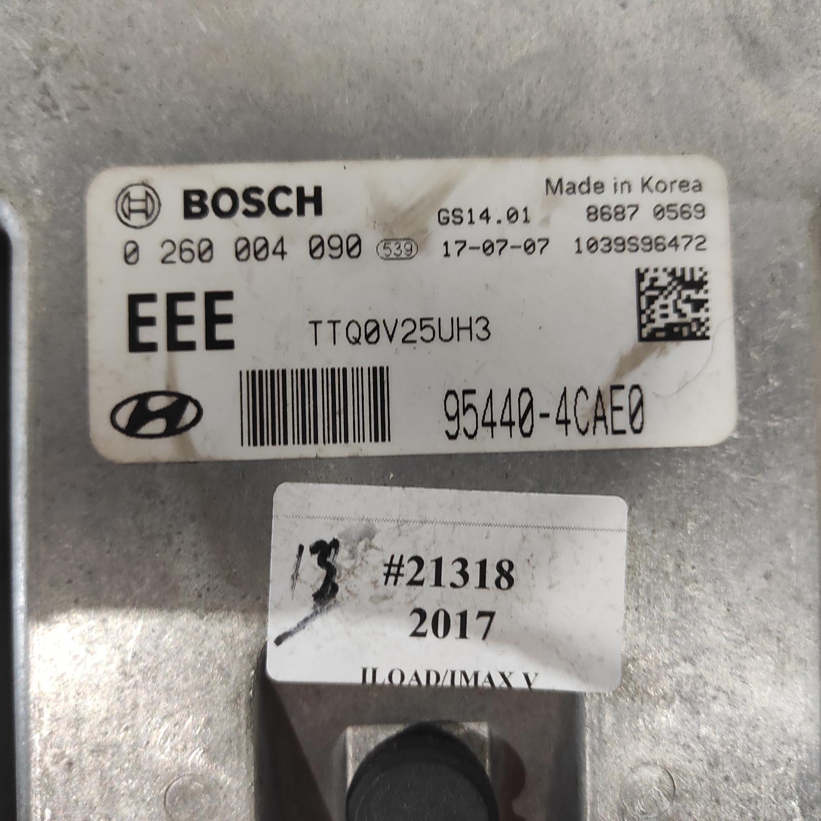 Iload/imax Ecu 2007-2021 transmission ecu,2.5,d4cb,diesel,auto t/m,p/n 954404cae0,tq,11/07-03/21 00021318 #636765