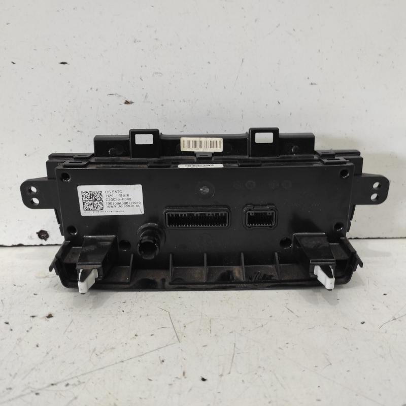 heater/aircon controls