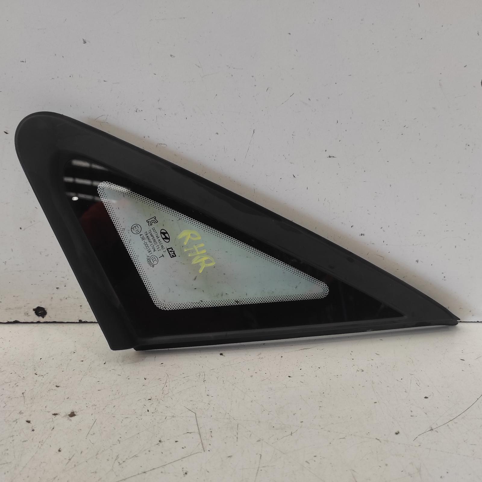 I30 Side Glass Rear Right 2012-2017 gd,5dr hatch,05/12-04/17 00021300 #640170
