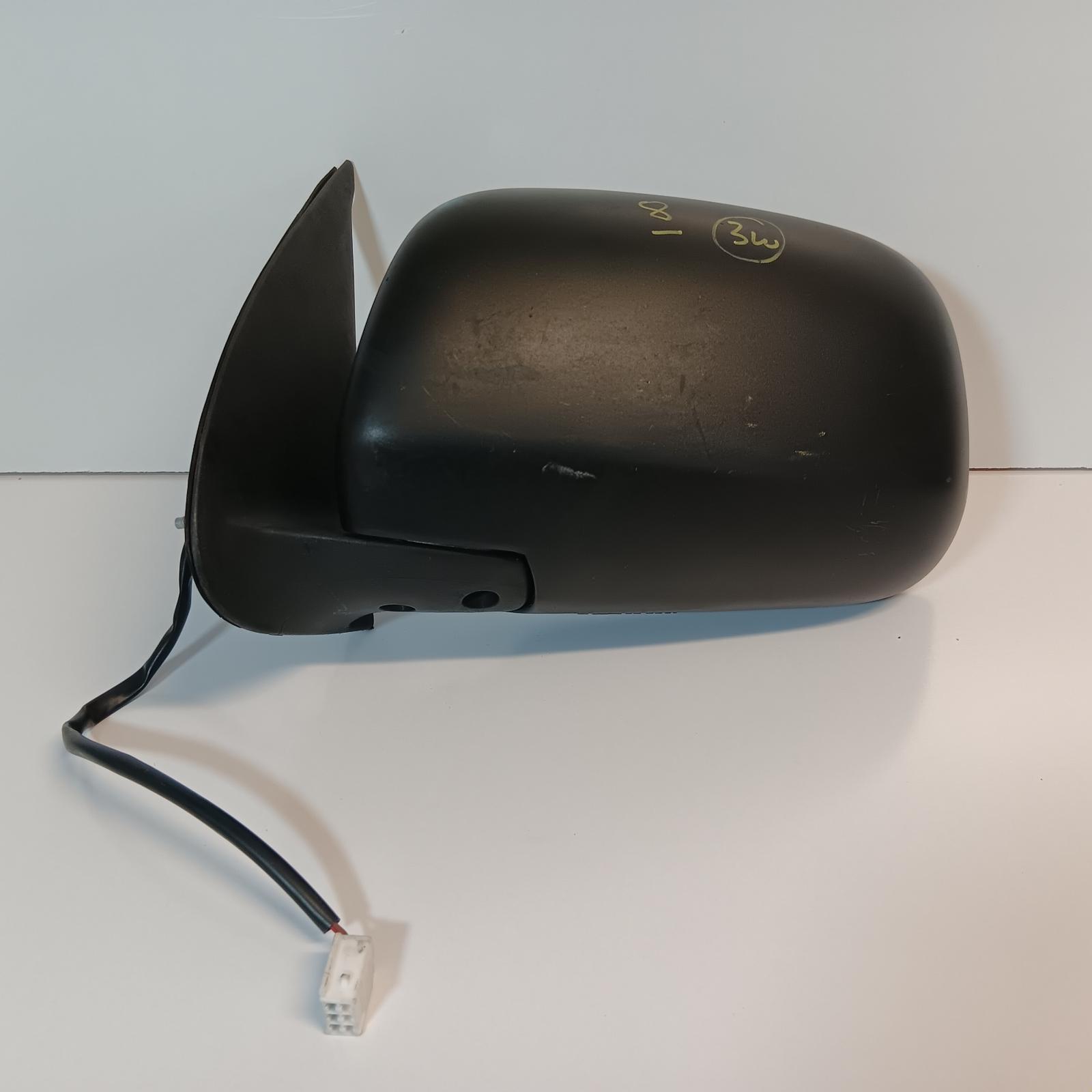 Hilux Door Mirror Left 2005-2010 power,black,non base extension type,6 pin plug/3 wire,02/05-05/10 00202509 #641732