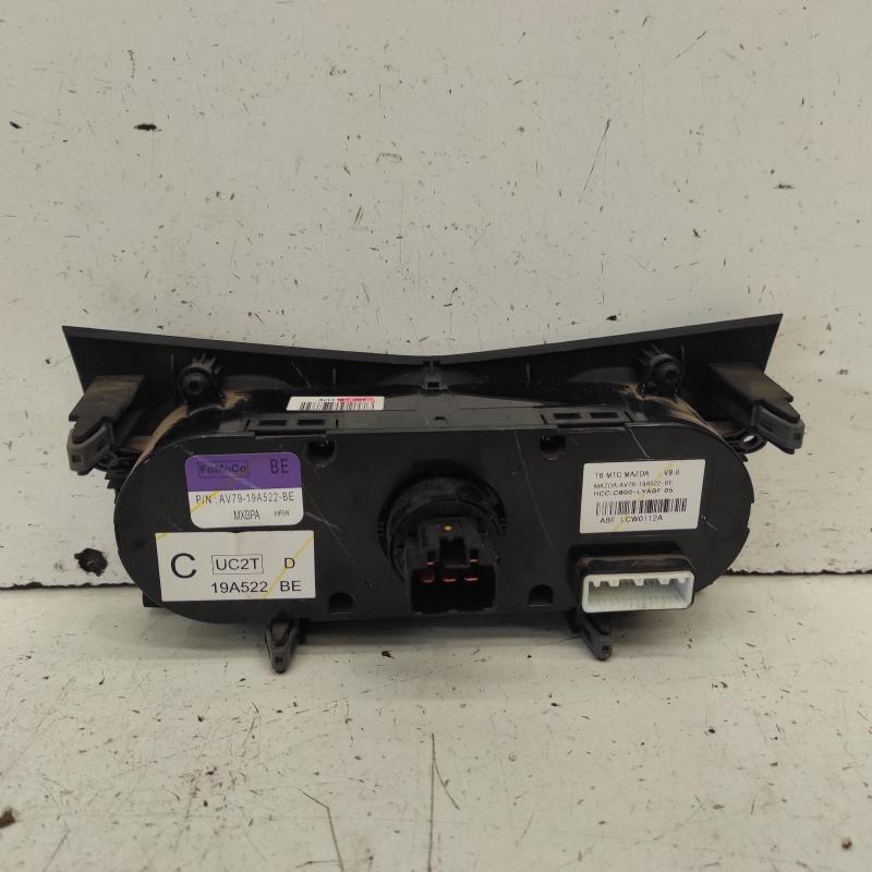 heater/aircon controls