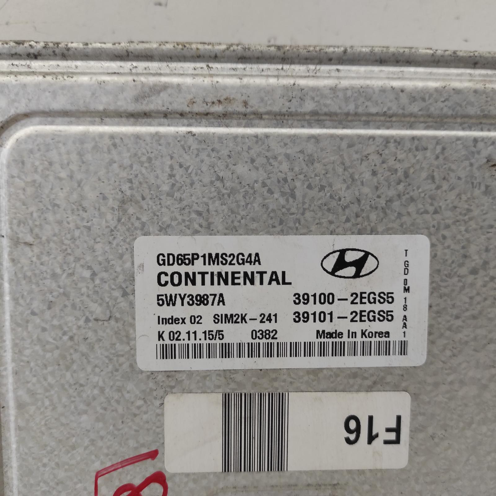I30 Ecu 2012-2017 engine ecu,1.8,petrol,auto t/m,ecu only,gd,03/12-02/17 00021412 #644609