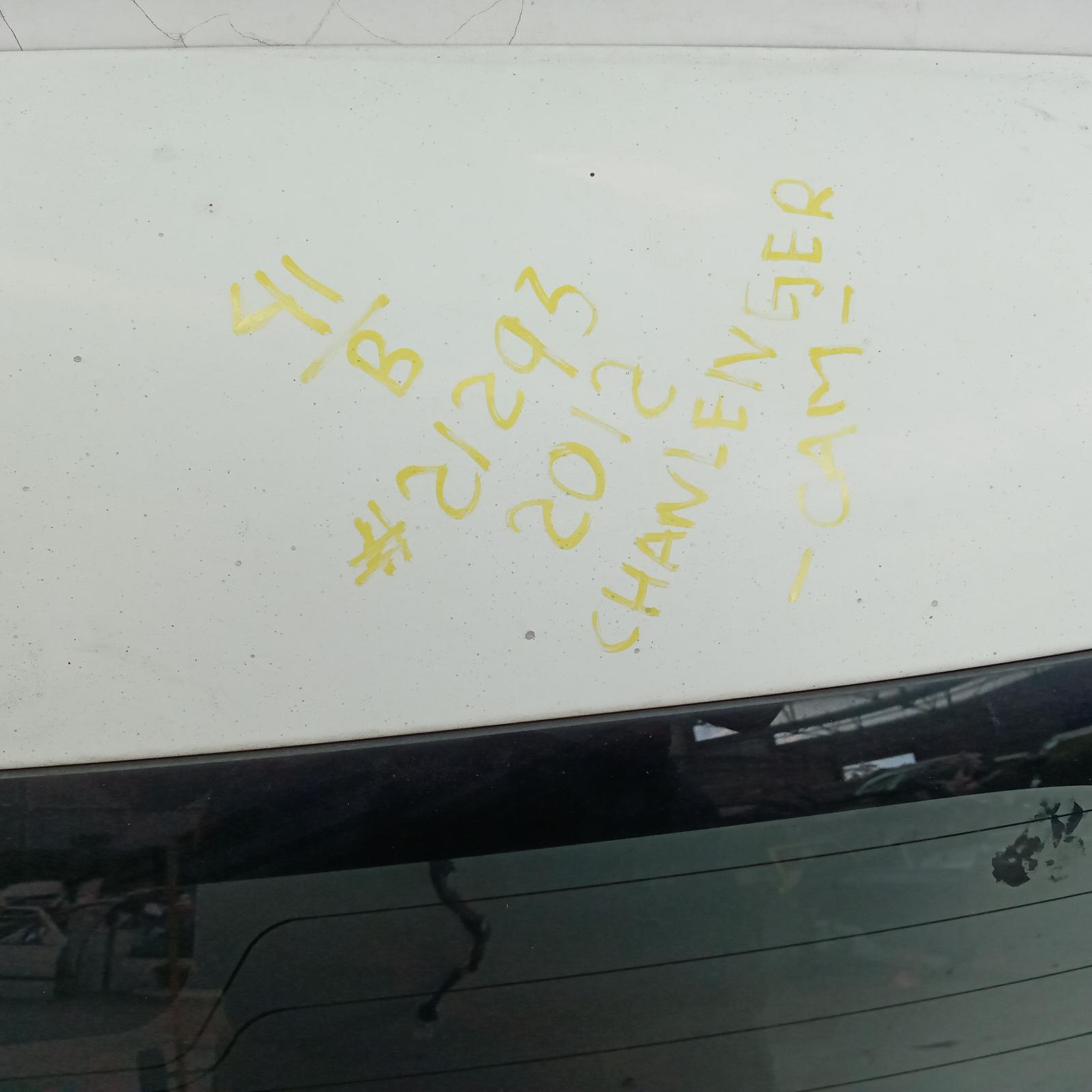 Challenger Bootlid/tailgate 2009-2015 tailgate,kh/pb-pc,non spoiler,w/ camera & lower garnish type,11/09-12/15 00021293 #646537
