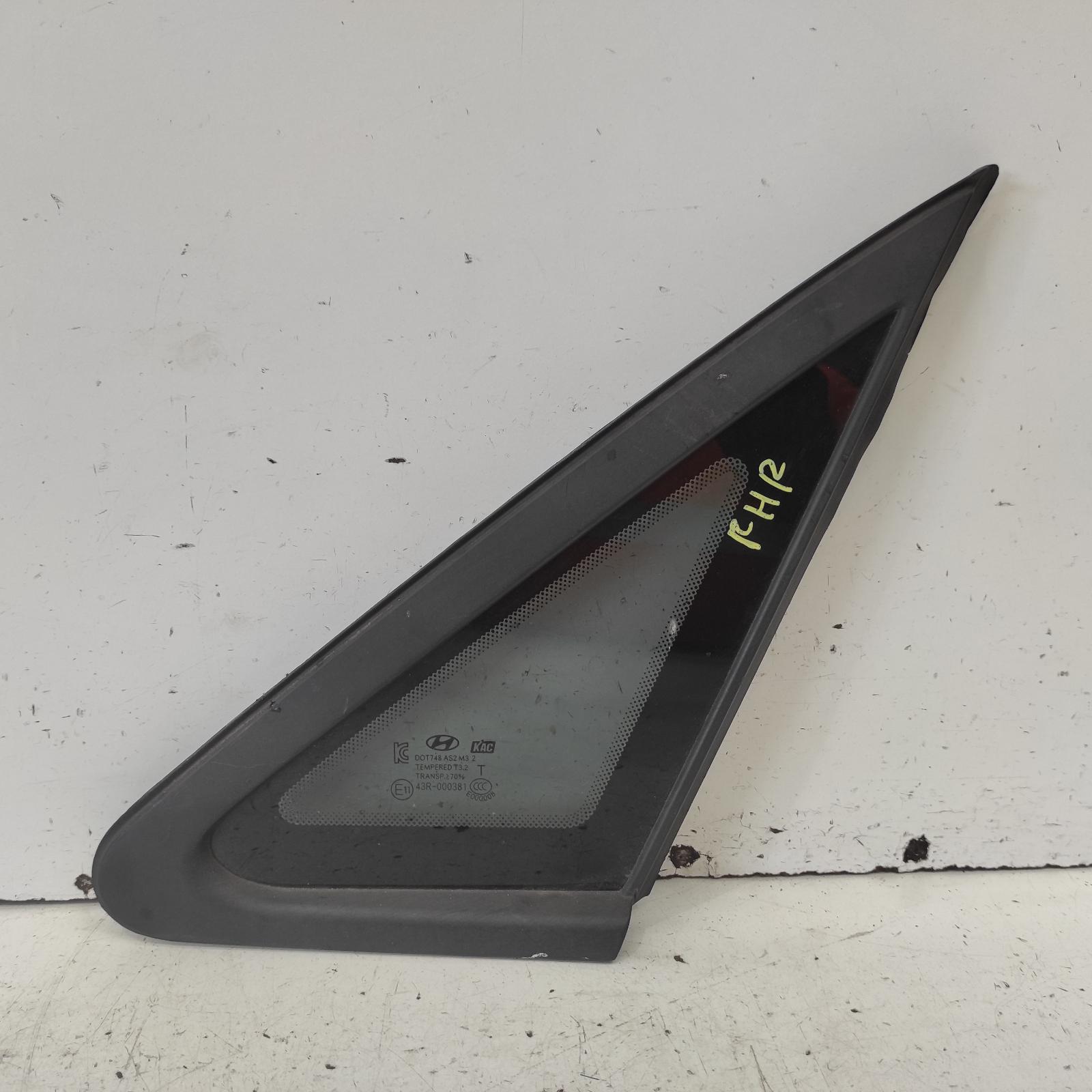 I30 Side Glass Rear Right 2012-2017 gd,5dr hatch,05/12-04/17 00021335 #648410
