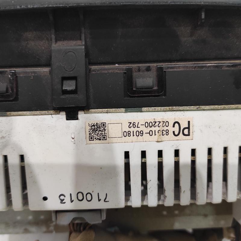 heater/aircon controls