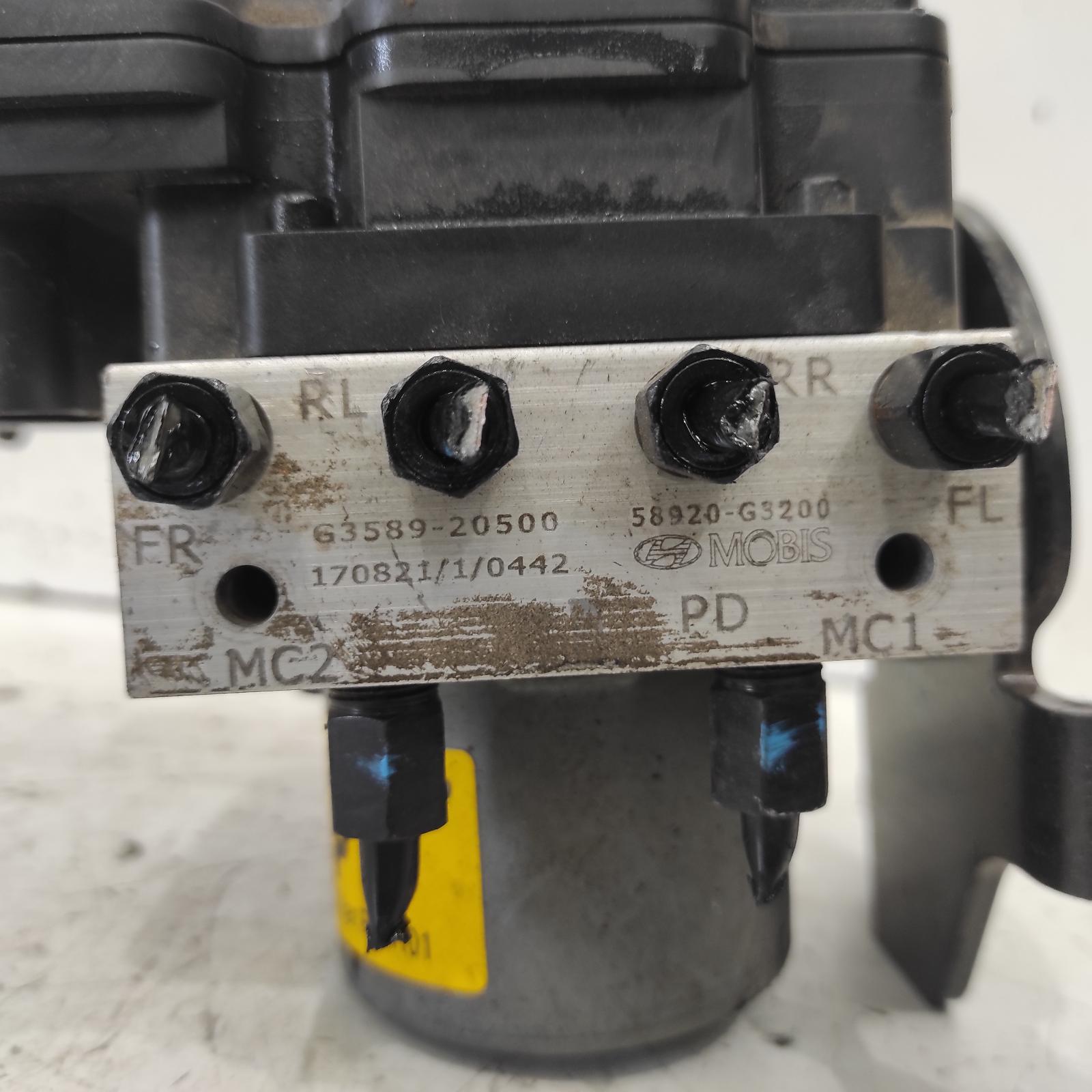 I30 Abs Pump/modulator 2017-2025 p/n 58900g3700,pd,03/17- 00021164 #653194