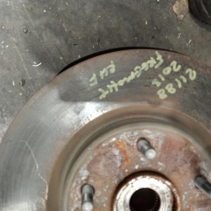 hub assembly front right