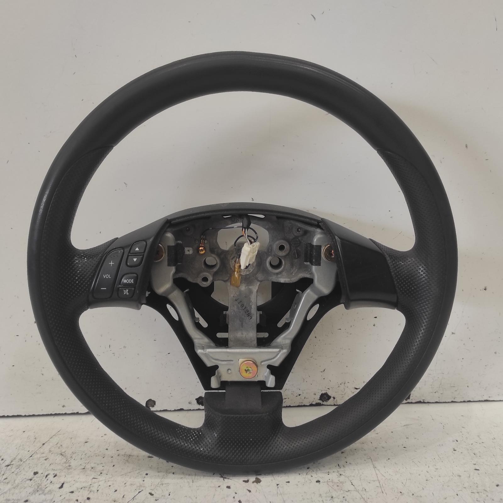 3 Steering Wheel 2003-2009 bk,vinyl,10/03-04/09 00019646 #658962