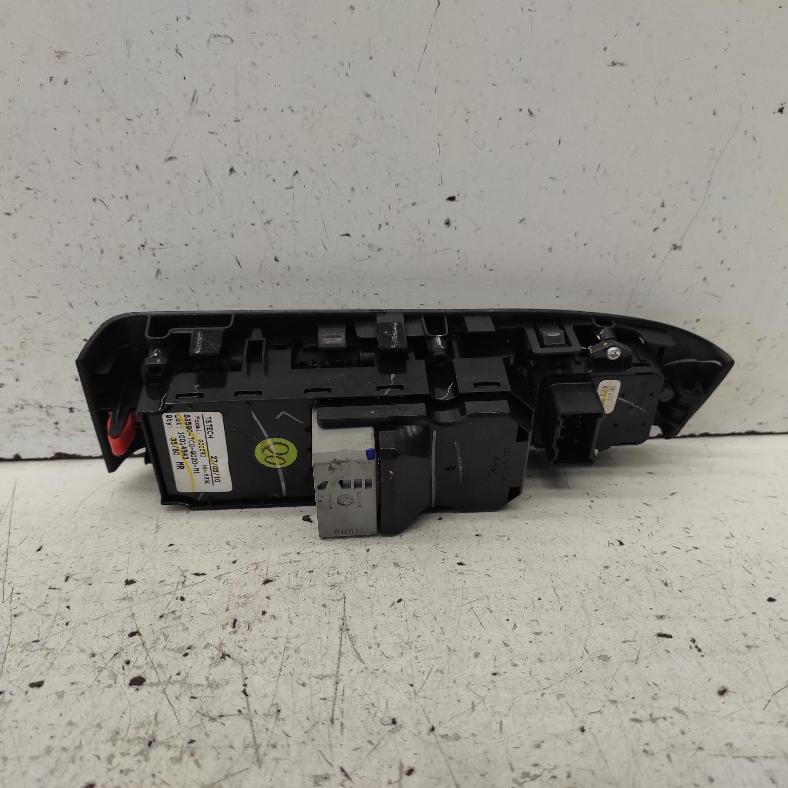 Accord Power Door Window Switch 2010-2013 rh front (master switch),8th gen (vin mrhcp),vti/vti-l/v6,01/10-04/13 00021640 #660450