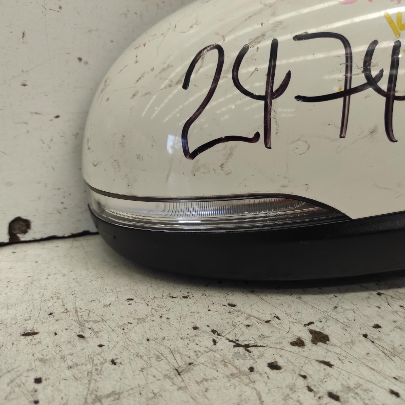 I20 Door Mirror Right 2012-2015 pb,power folding,w/ flasher type,03/12-12/15 partwh #660574