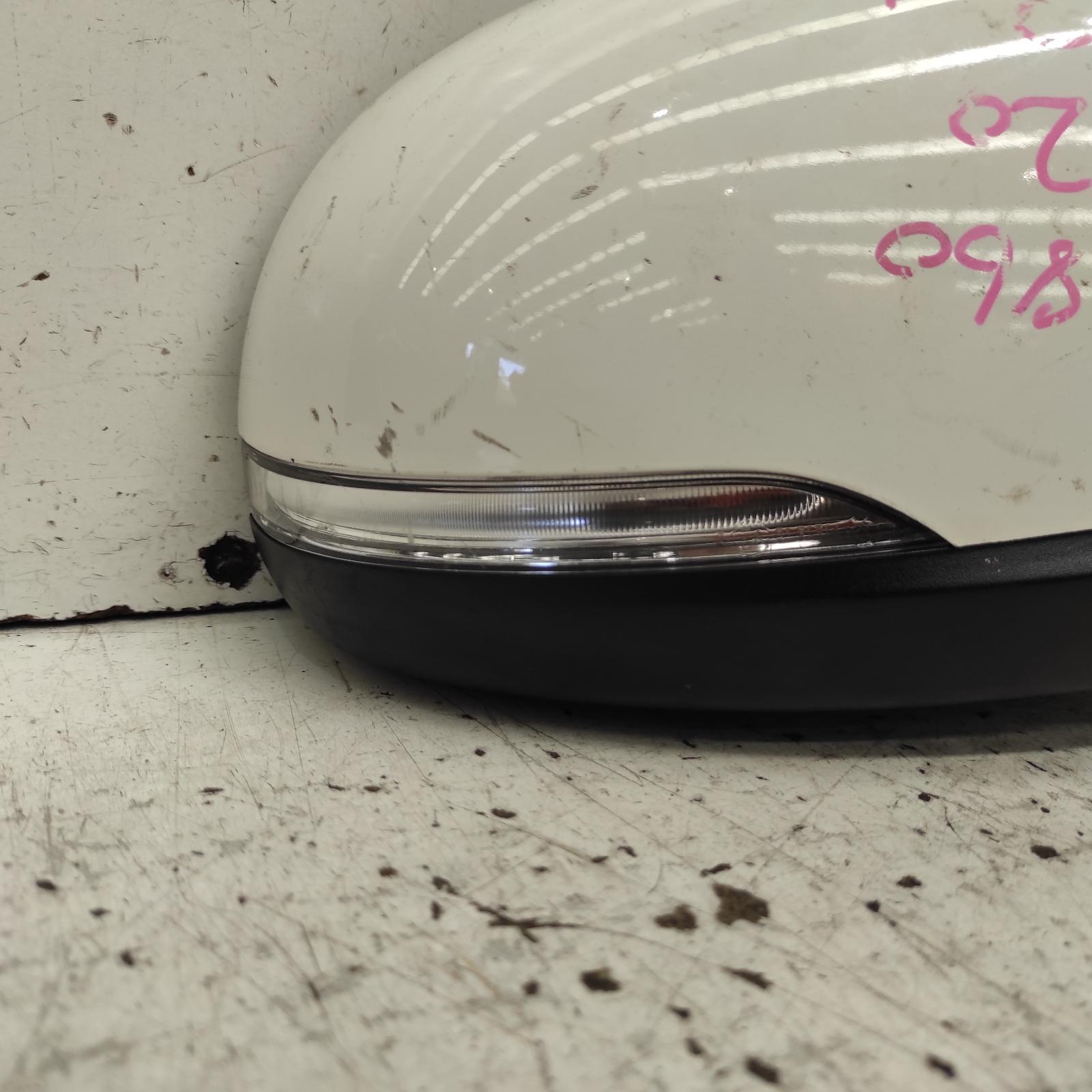 I20 Door Mirror Right 2012-2015 pb,power folding,w/ flasher type,03/12-12/15 partwh #660573