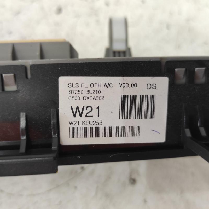 heater/aircon controls