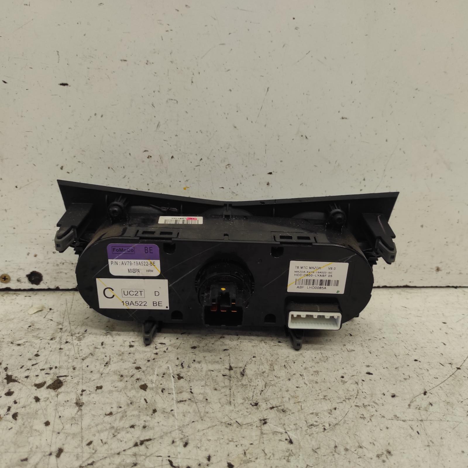 Bt50 Heater/aircon Controls 2011-2020 up-ur,non climate control type,10/11-06/20 00021747 #669894