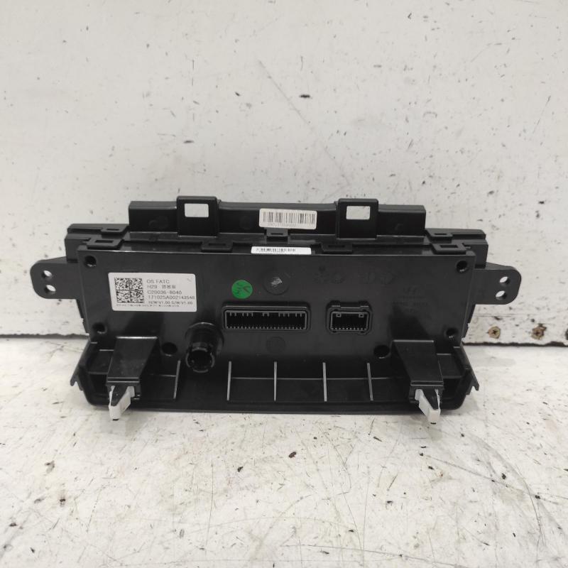 heater/aircon controls