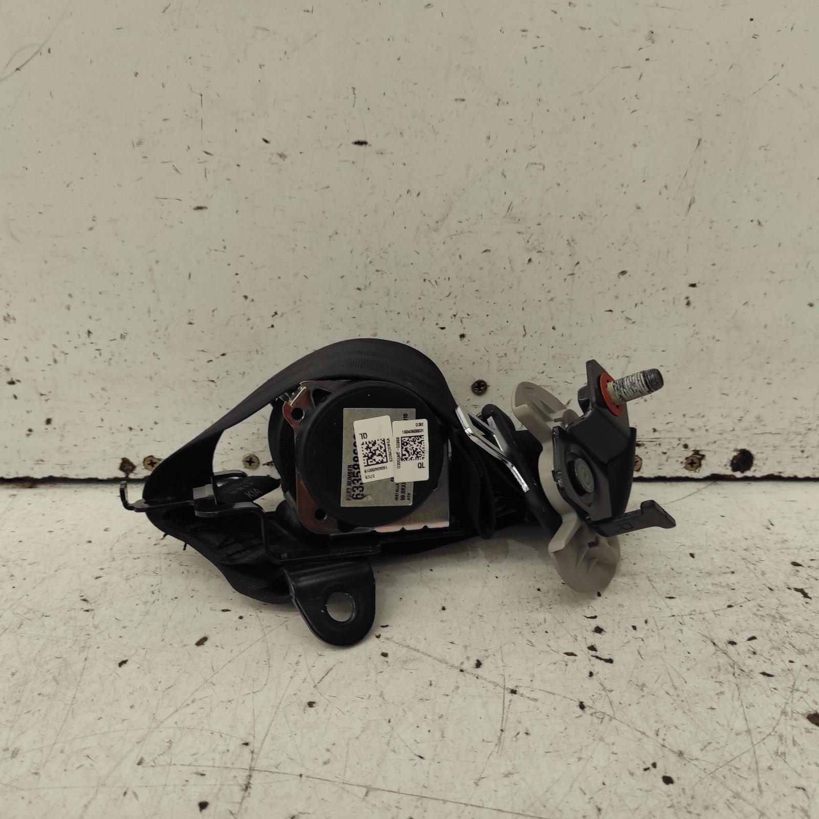 Sportage Seat Belt Stalk 2015-2021 rh rear,seat belt only (no stalk),ql,10/15-08/21 00021328 #682056