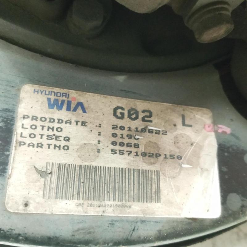 hub assembly rear left