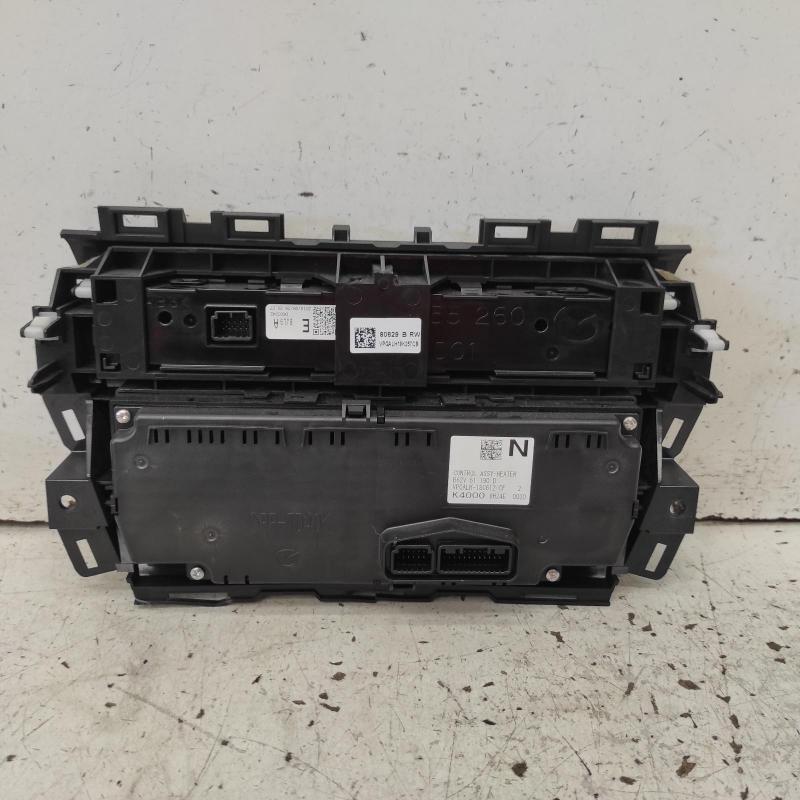 heater/aircon controls
