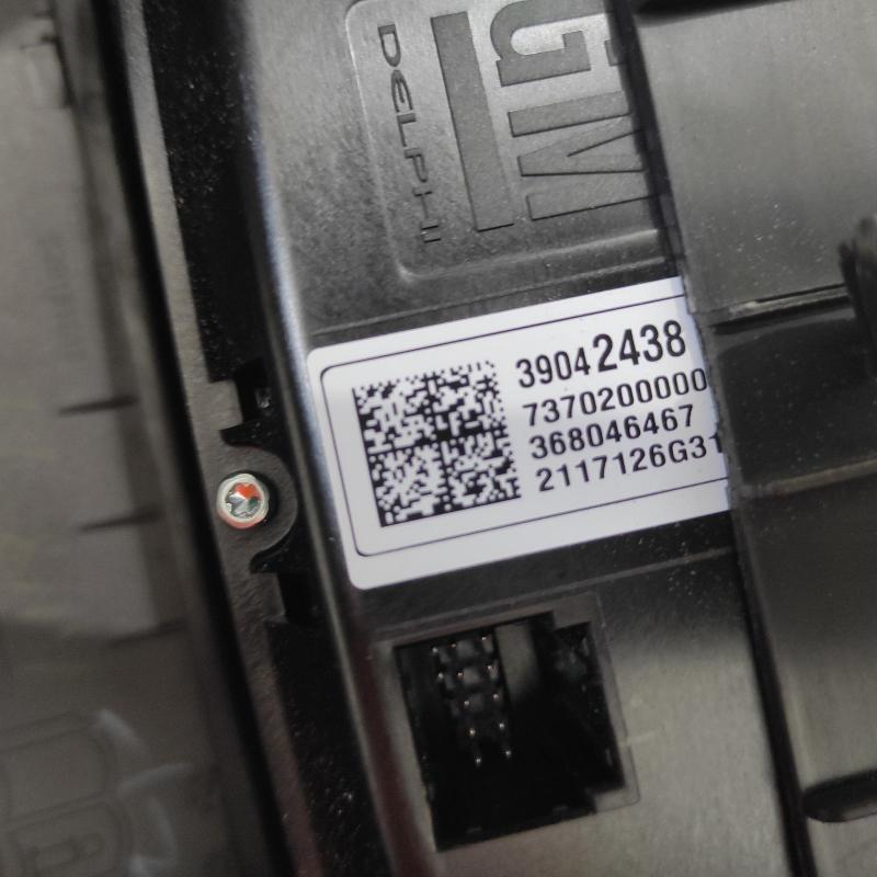 heater/aircon controls