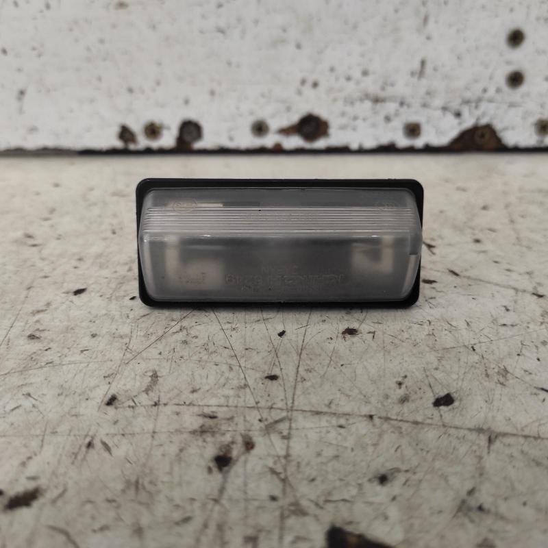 number plate lamp