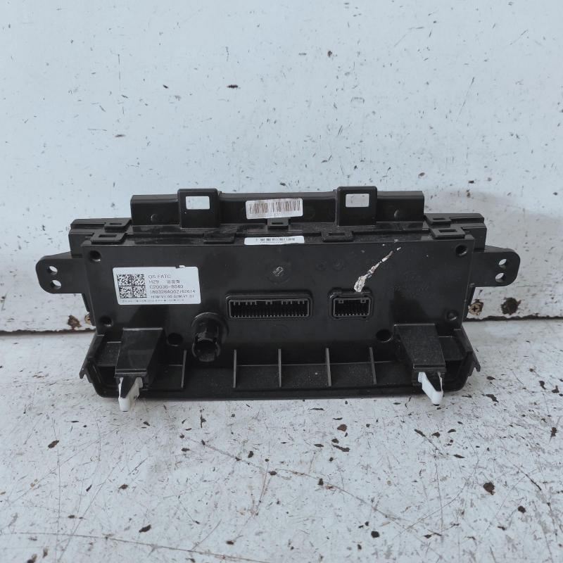 heater/aircon controls