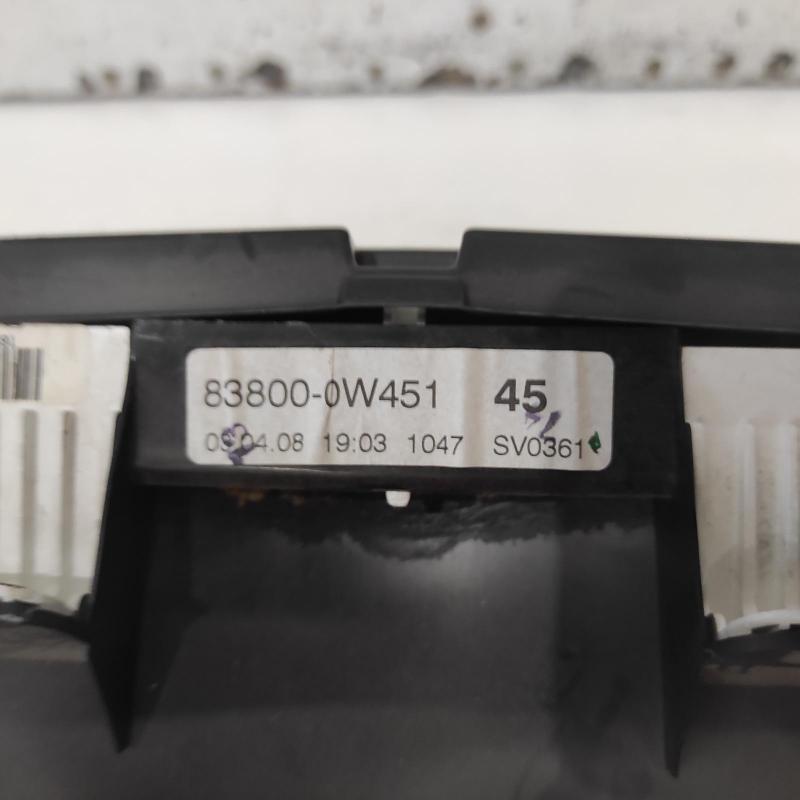 instrument cluster