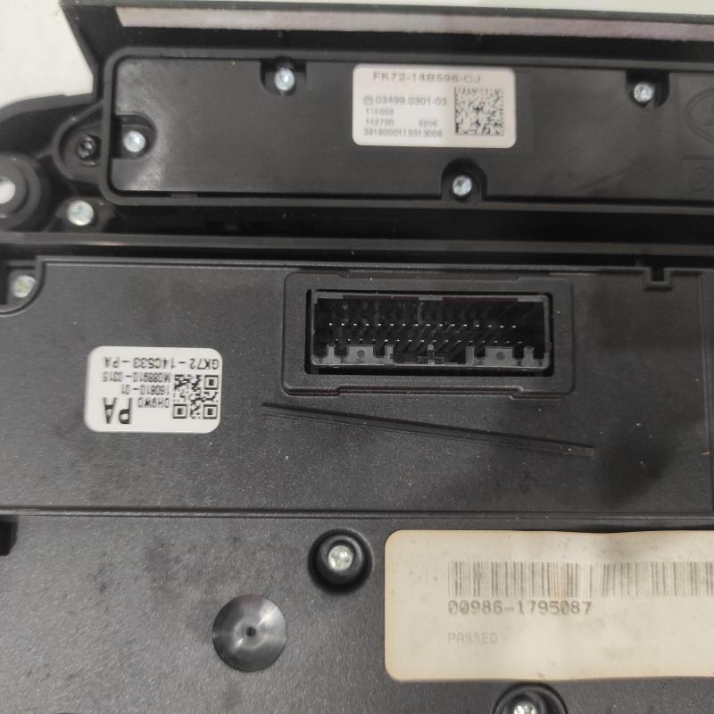 heater/aircon controls