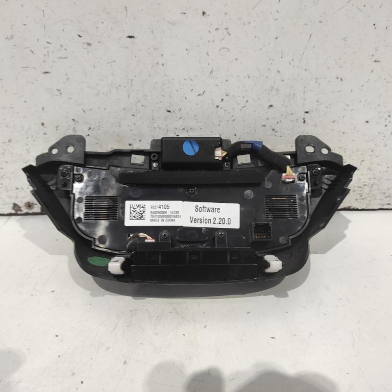 heater/aircon controls