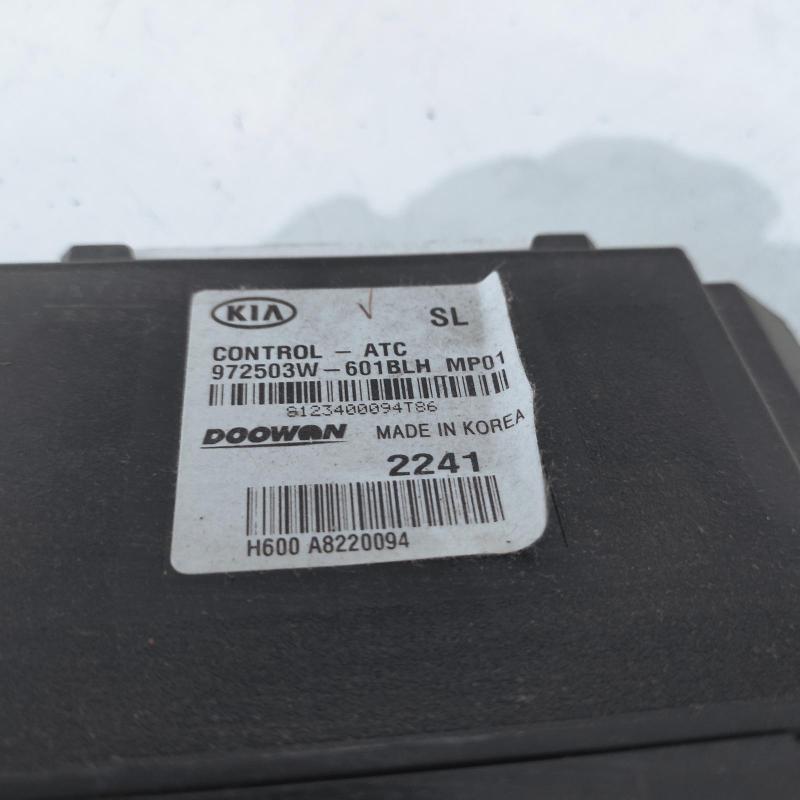 heater/aircon controls