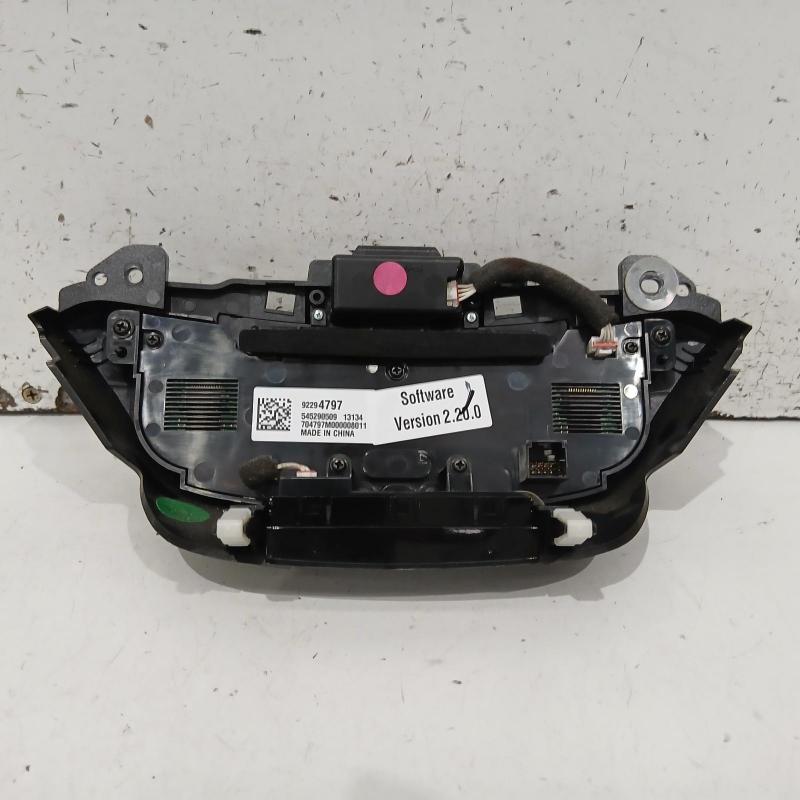 heater/aircon controls