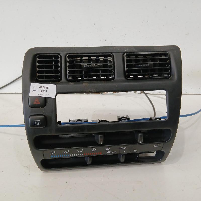 heater/aircon controls