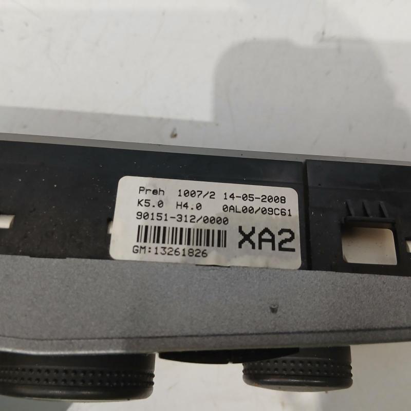 heater/aircon controls