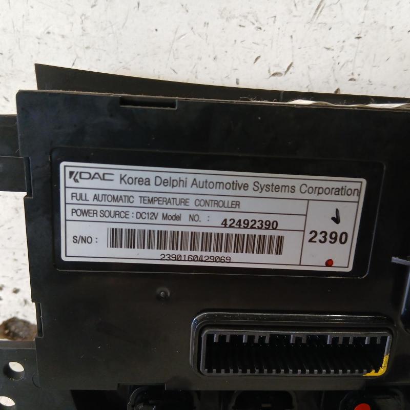 heater/aircon controls