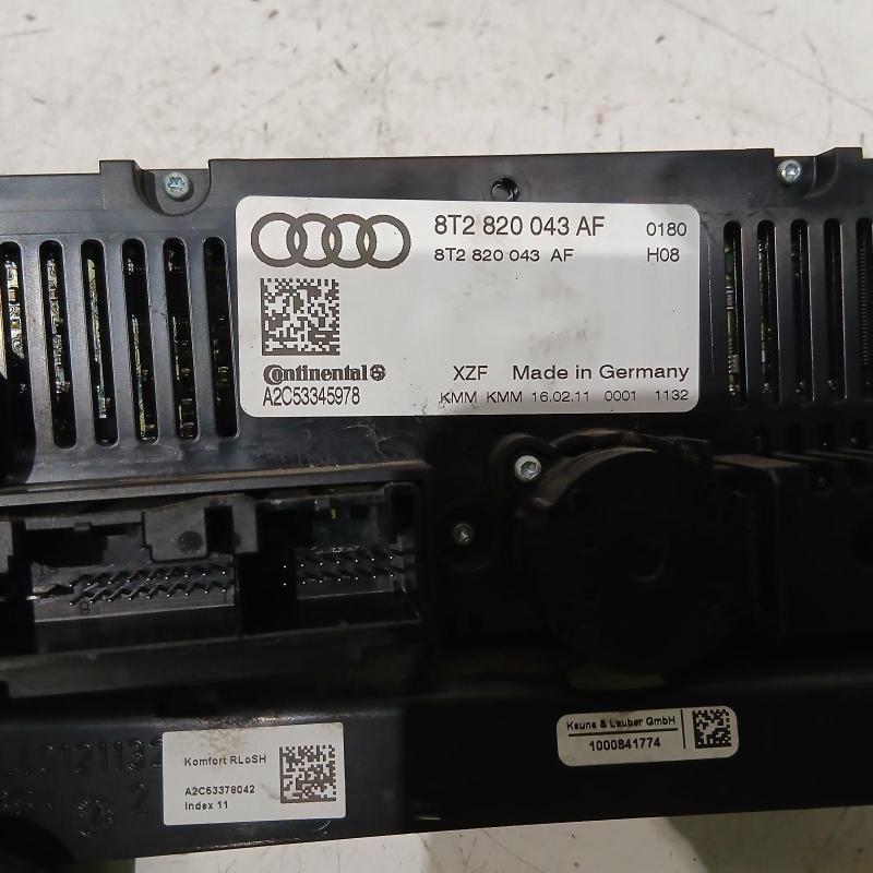 heater/aircon controls